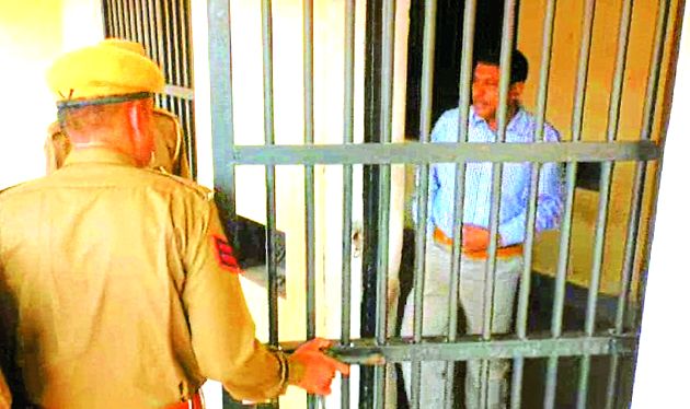 Udaipur Dhanmandi CI Detained 