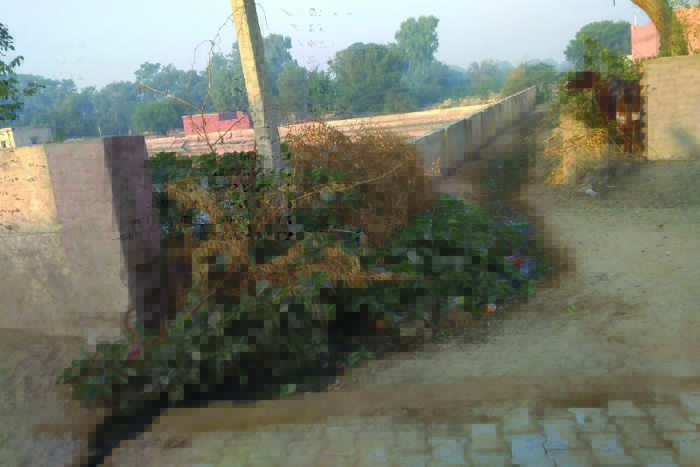 dirty water in water department storage