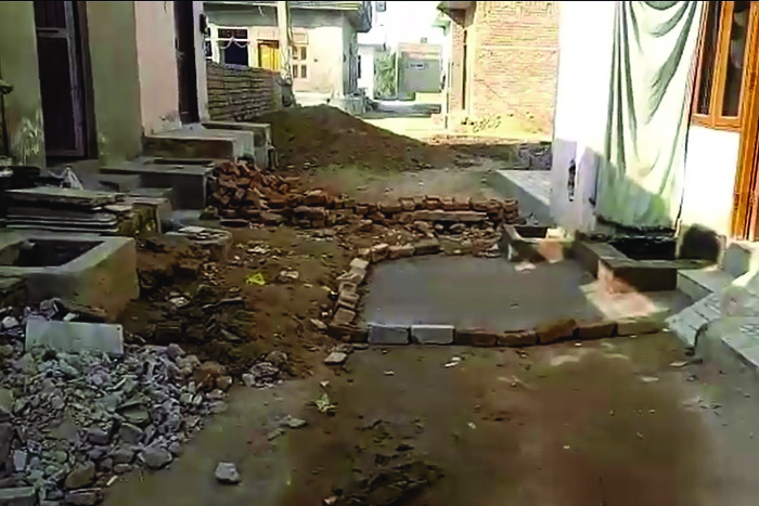 sewer line leakage in sriganganagar