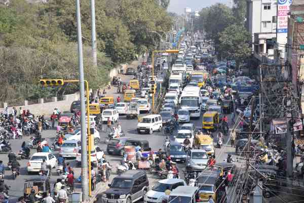 road jam images in udaipur