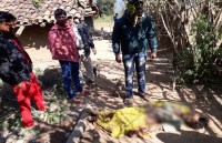 Dead body of woman