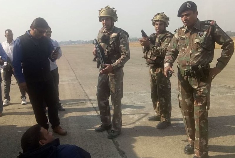 Plain Hijack Anti Mock drill in Kota