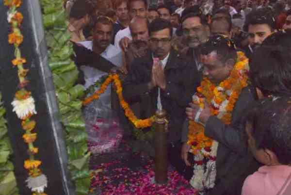 Commandant Chetan Cheeta Welcome in Kota