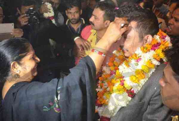 Commandant Chetan Cheeta Welcome in Kota