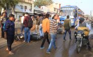 bike slips in sundarwas udaipur