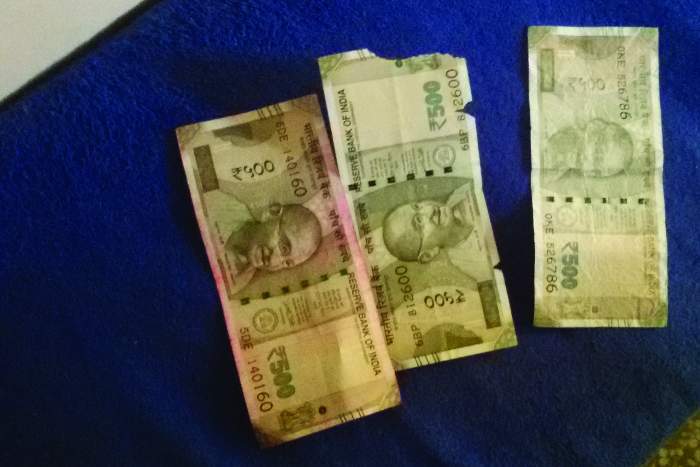 default rupees in atm
