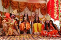 बालोतरा. शहर में दत्तात्रेय जयंती पर निकाली शोभायात्रा में शामिल शृंगारित झांकी।   