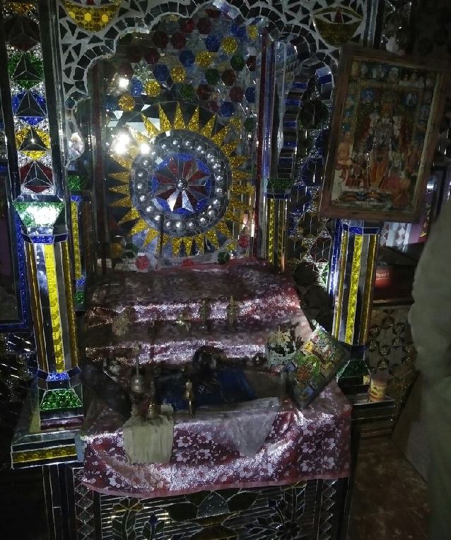 Hundreds of years old sculptures taken from the historic temple