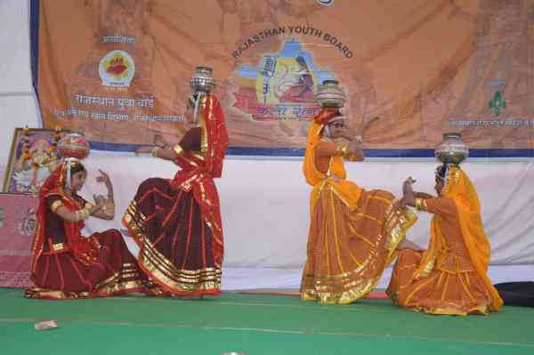 Organized district level cultural talent search competition in nagaur