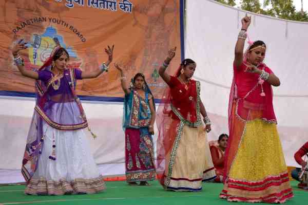 Organized district level cultural talent search competition in nagaur