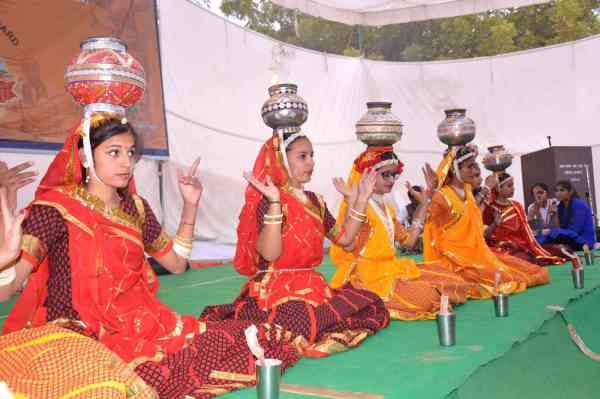 Organized district level cultural talent search competition in nagaur
