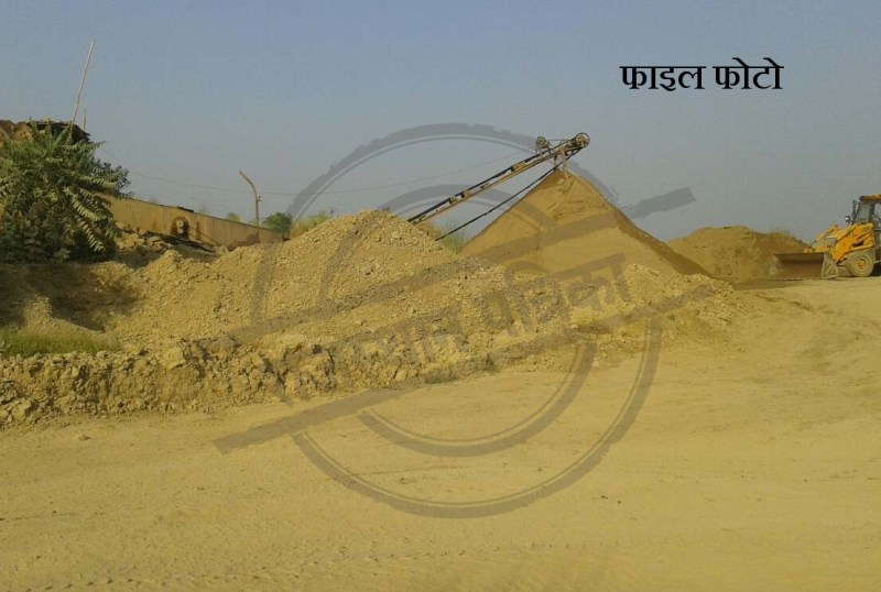 illegal gravel mining