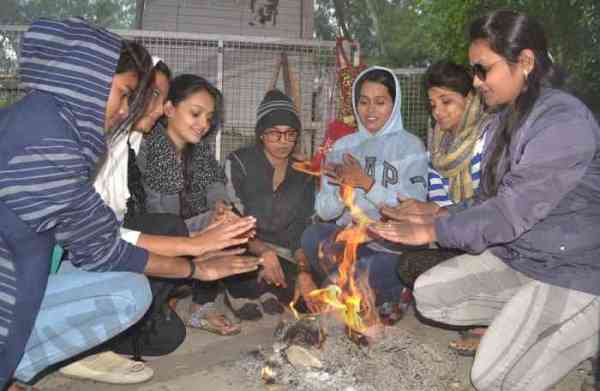 Rain in Winter Season in Kota