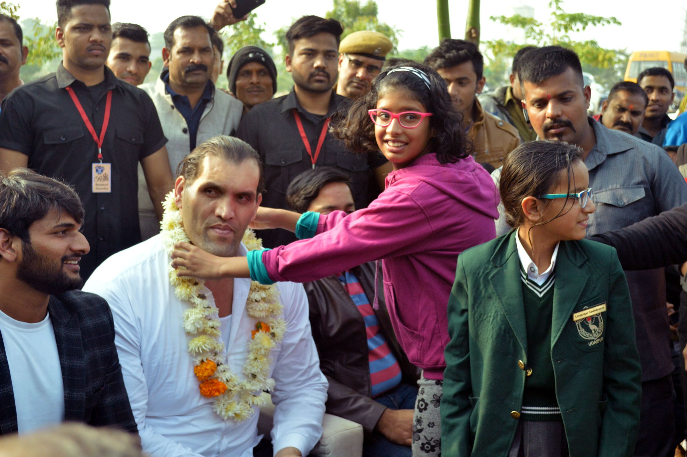 the great khali in udaipur