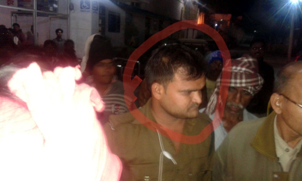MP police made the khaki red faced