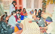 Training ,famous daabu printing,twelve students of Mumbai