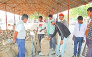 Coriander Weighment,No payment ,farmer