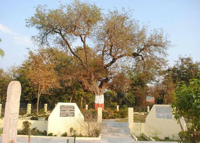 Revolutionary hanging on tamarind tree
