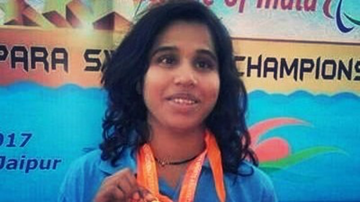 kanchanamala pandey won the gold in world para swimming championship