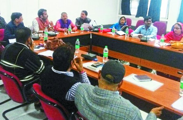 General committee meeting in jila Panchayat sidhi