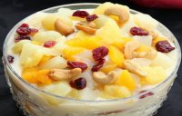 chikoo vanilla pudding