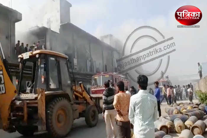 Bhilwara, Bhilwara news, Fire factory in bhilwara, Latest news in bhilwara, Bhilwara news in hindi, Latest hindi news in bhilwara, Bhiwara latest hindi news