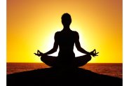 The enthusiasm of the elderly showing in Yoga