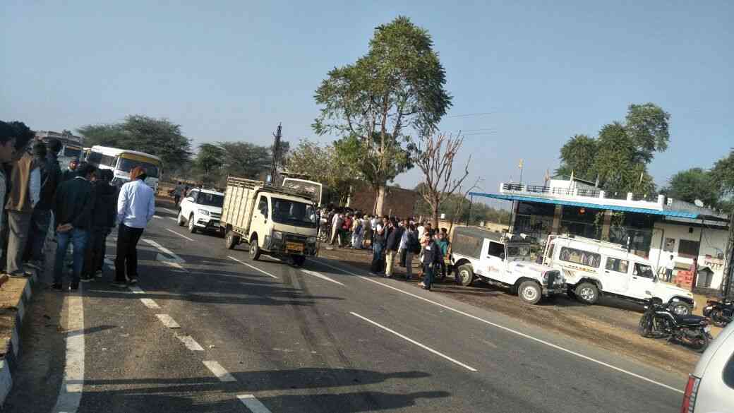 Three killed in road accident sikar