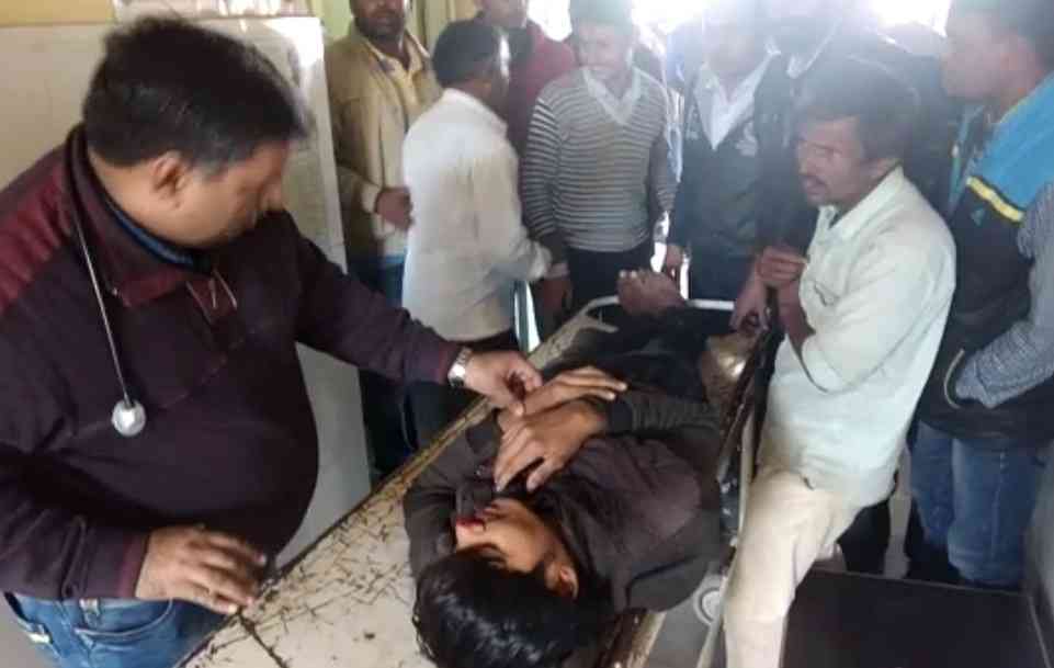 Acciden on Bhopatpura Reengus Sikar