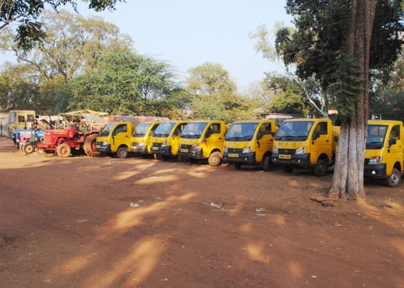 Garbage, brick, cement, electricity, product, tracheing ground, shivpuri news, shivpuri news in hindi, mp news