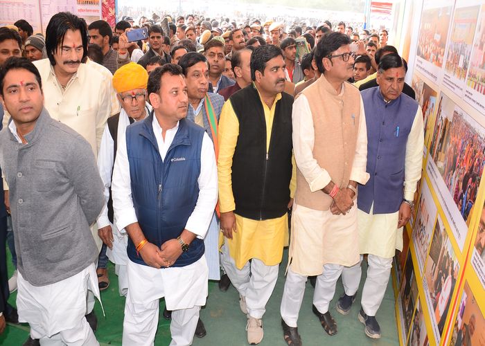 BJP governments four-year celebration in churu