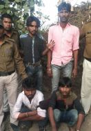 Telangana state's district police in Shibrahabad 