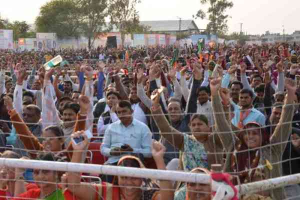 Inauguration of Parwar River Irrigation Project 