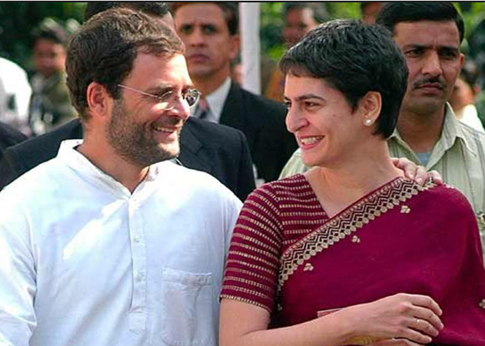 congress supporter present for rahul and priyanka gandhi