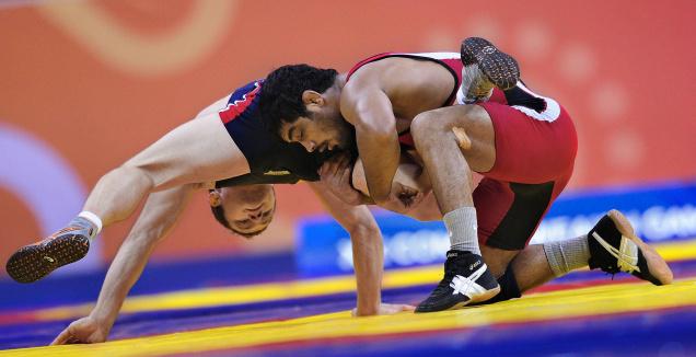 commonwealth wrestling championship India won 10 gold medals