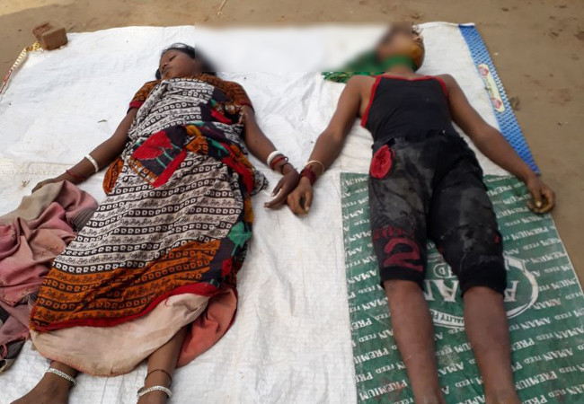 Dead body of Husband-wife