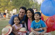 indian family, kids