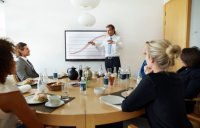 presentation in office