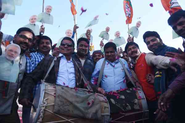 BJP celebrates victory 