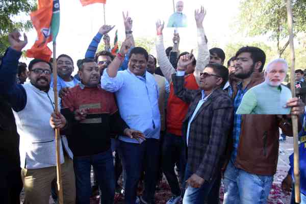 BJP celebrates victory 