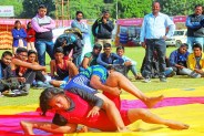 Wrestling competition in kota