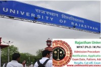 Application process for M.phil and Ph.d start in Rajasthan University after 2 Years
