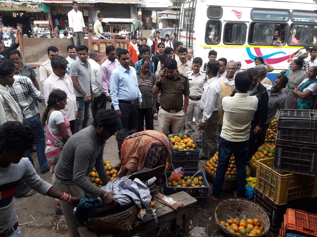 Encroachment removed from bus stand premises
