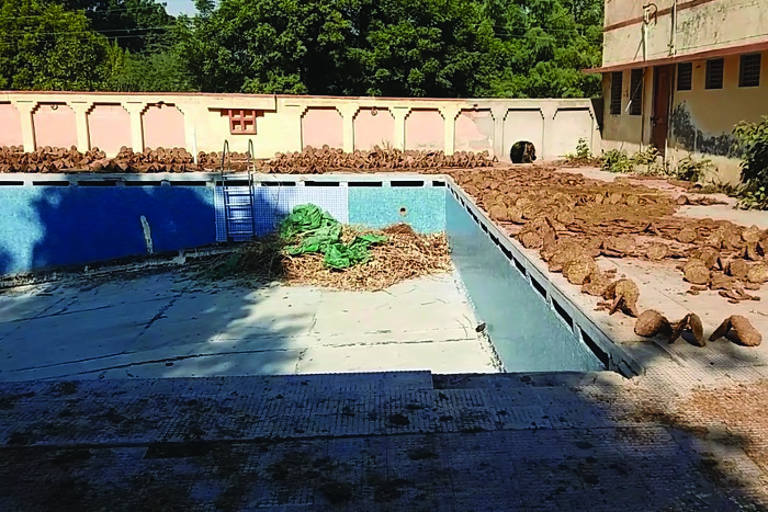 sriganganagar swimming pool in bad situation