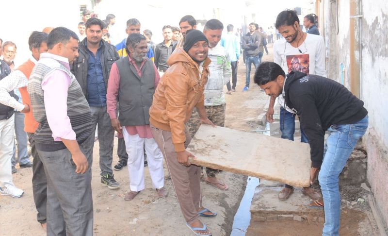 The city Council removed the encroachment in chur