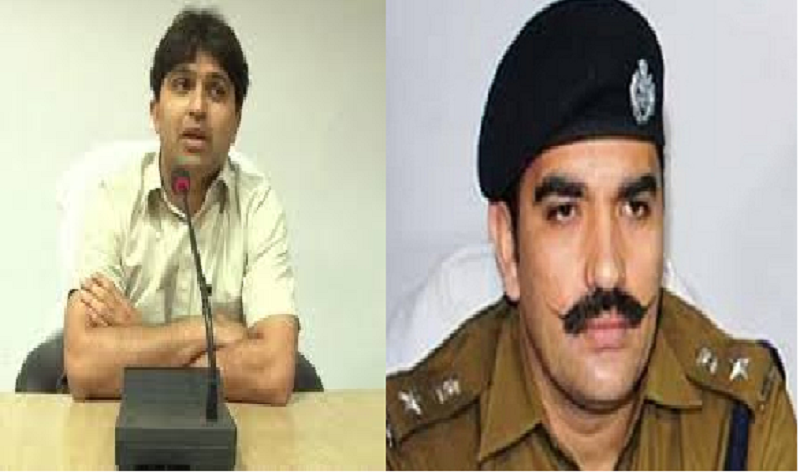 IAS Vijay Kiran Ananad and IPS Akash Kulhari