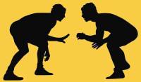 Wrestling competition in singrauli