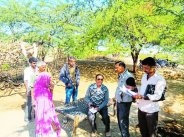 Divisional Commissioner visit kurabad Salumbar region udaipur