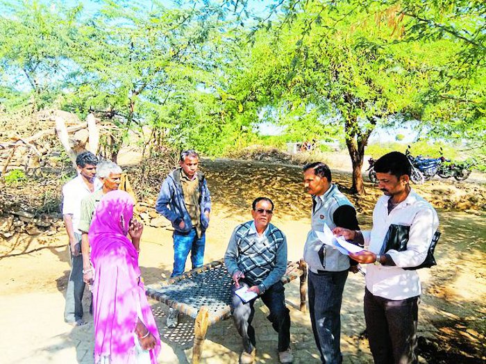 Divisional Commissioner visit kurabad Salumbar region udaipur