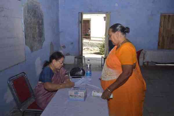 Health Camp in Kanwas Organised by Patrika and Rotary Club Kota